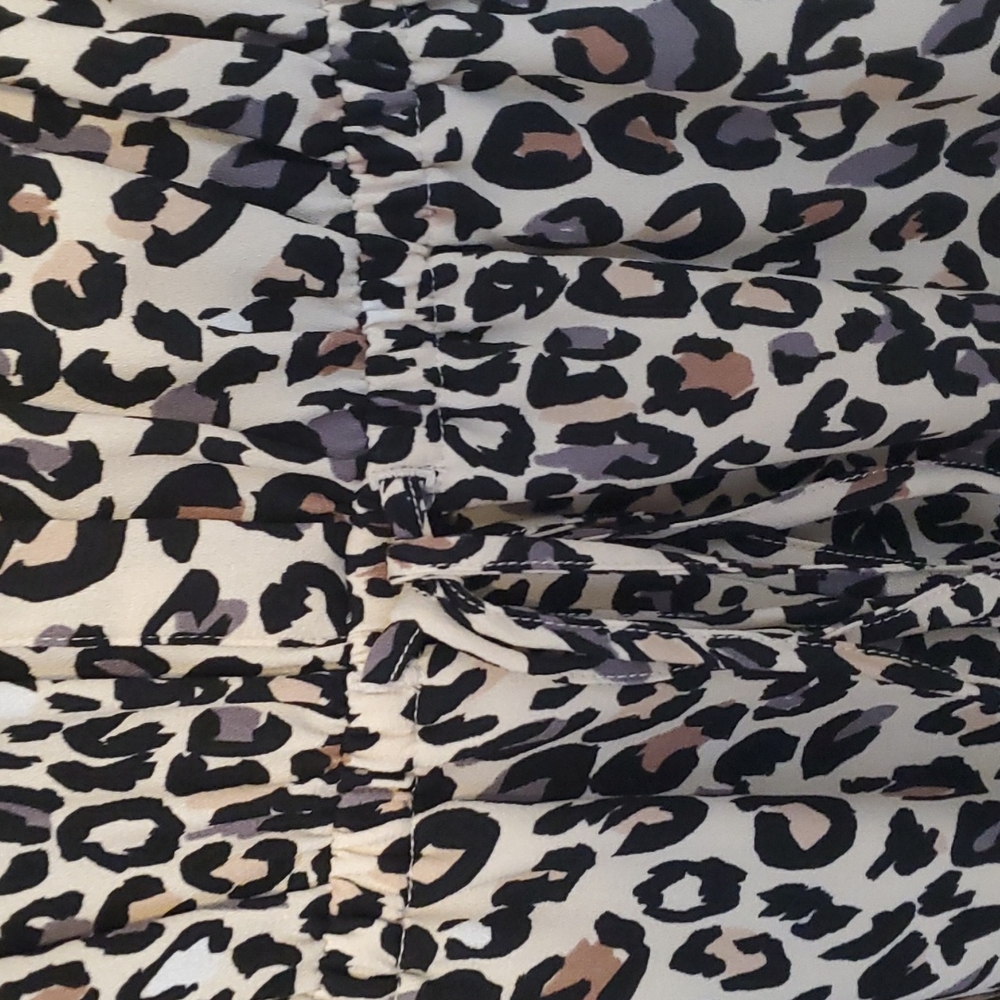 Apt. 9 Leopard Print Drawstring Dress - image 4